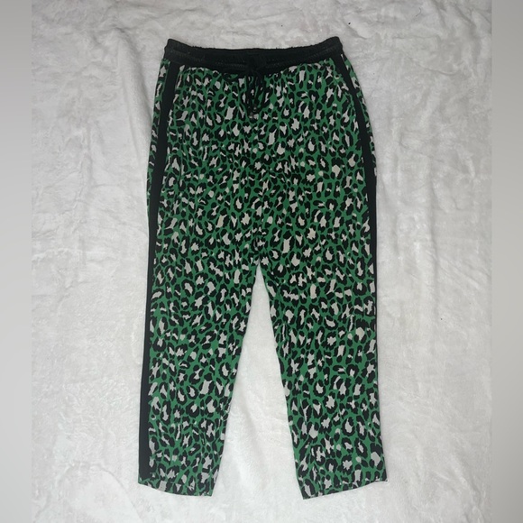 Guess Green Leopard Rhinestone Track Suit Small - Picture 12 of 12